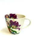 Kaffekopp m/blomstermotiv K148